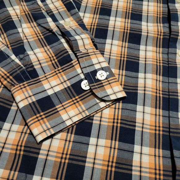 Banana Republic Tailored Stretch Fit Long Sleeve Button Up Shirt Mens Size Large - Picture 3 of 8